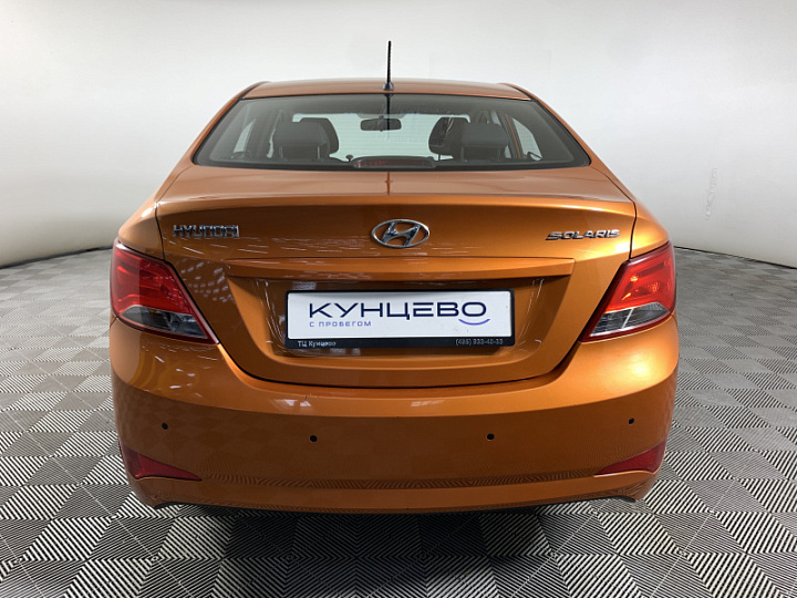 HYUNDAI Solaris 1.6, 2015 года, Автоматическая, ОРАНЖЕВЫЙ