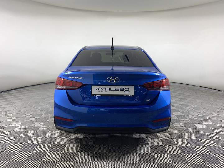 Hyundai Solaris 1.6, 2017 года, Автоматическая, Синий