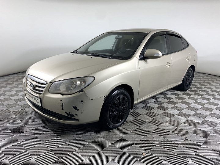 Hyundai Elantra 1.6, 2010 года, Автоматическая, Желтый