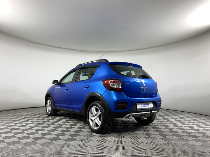 RENAULT Sandero 1.6, 2018 года, Автоматическая, Светло-синий