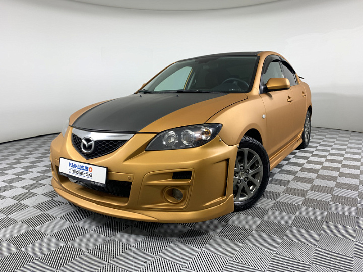 MAZDA 3 2, 2008 года, Механика, Золотистый