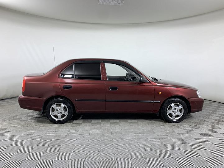 HYUNDAI Accent 1.5, 2007 года, Механика, КРАСНЫЙ