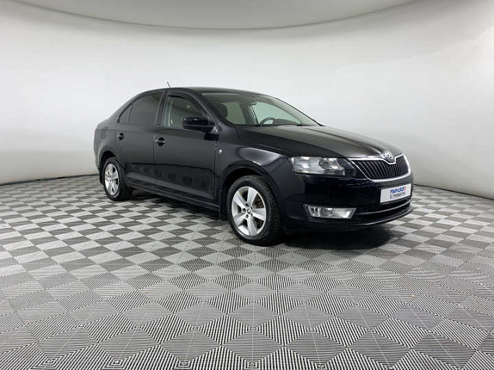 SKODA Rapid 1.6, 2016 года, Автоматическая, ЧЕРНЫЙ
