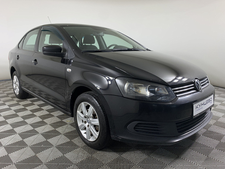 Volkswagen Polo 1.6, 2012 года, Автоматическая, ЧЕРНЫЙ