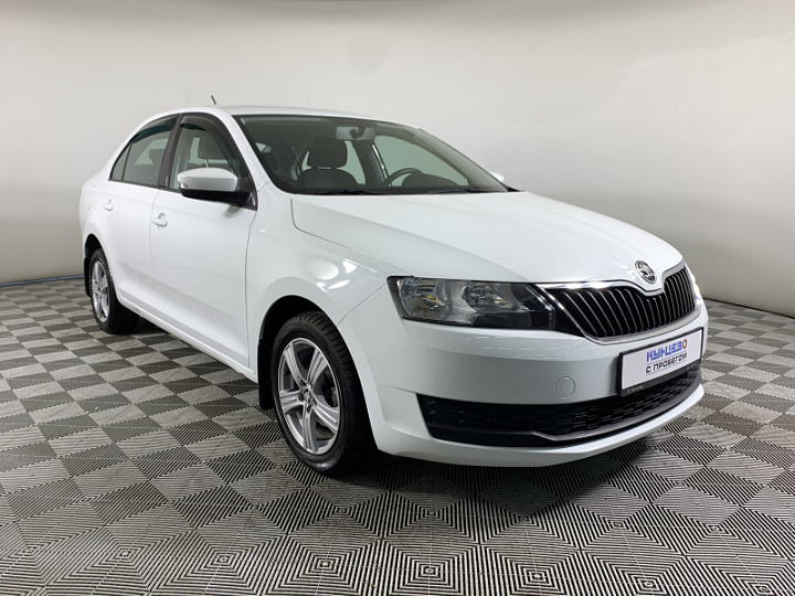 SKODA Rapid 1.6, 2019 года, Механика, БЕЛЫЙ