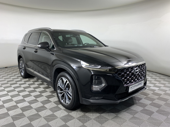 HYUNDAI Santa Fe 2.2, 2018 года, Автоматическая, ЧЕРНЫЙ