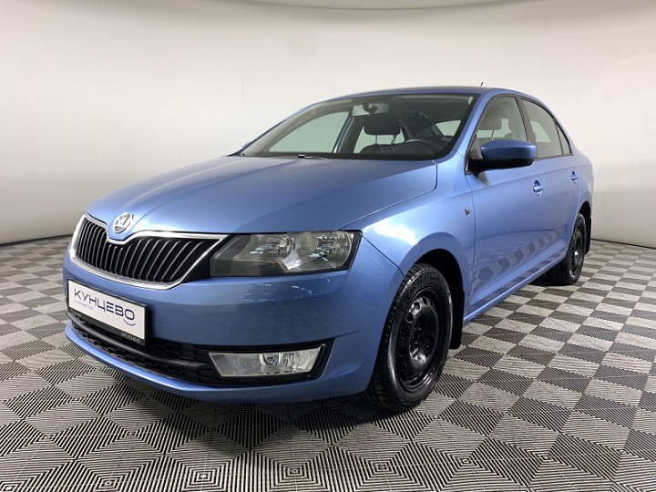 SKODA Rapid 1.6, 2014 года, Автоматическая, СИНИЙ