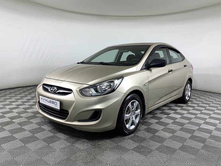 HYUNDAI Solaris 1.6, 2012 года, Автоматическая, Бежево-серый