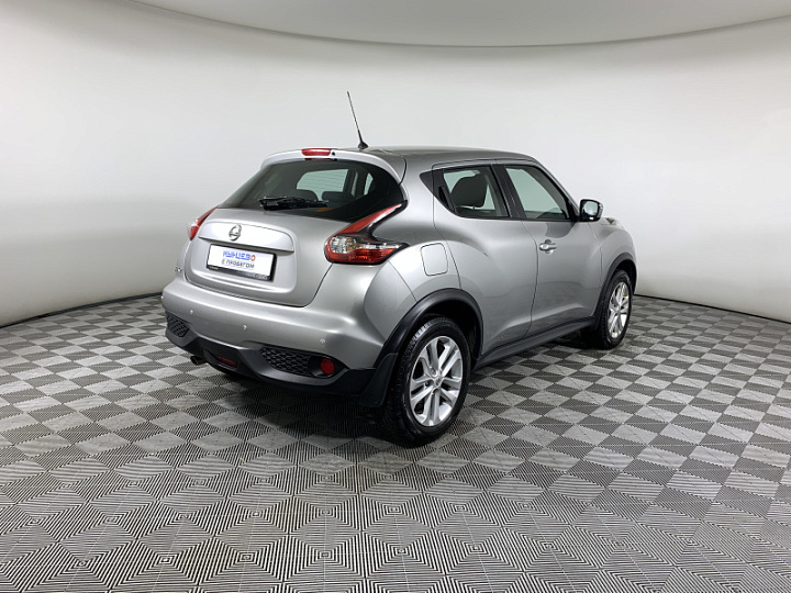 NISSAN Juke 1.6, 2015 года, Вариатор, Серебристый