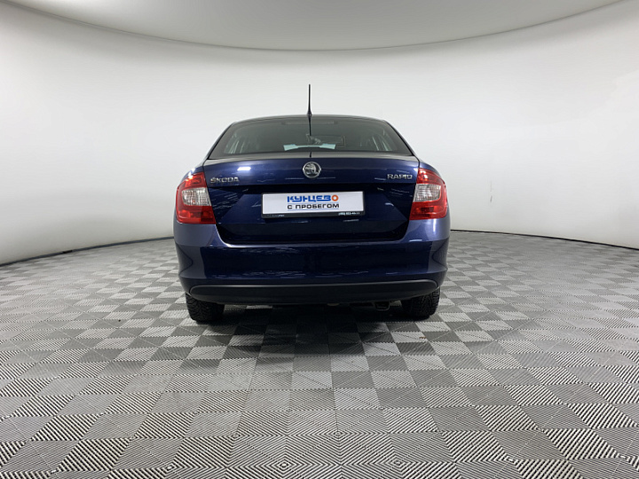 SKODA Rapid 1.6, 2014 года, Автоматическая, ТЕМНО-СИНИЙ