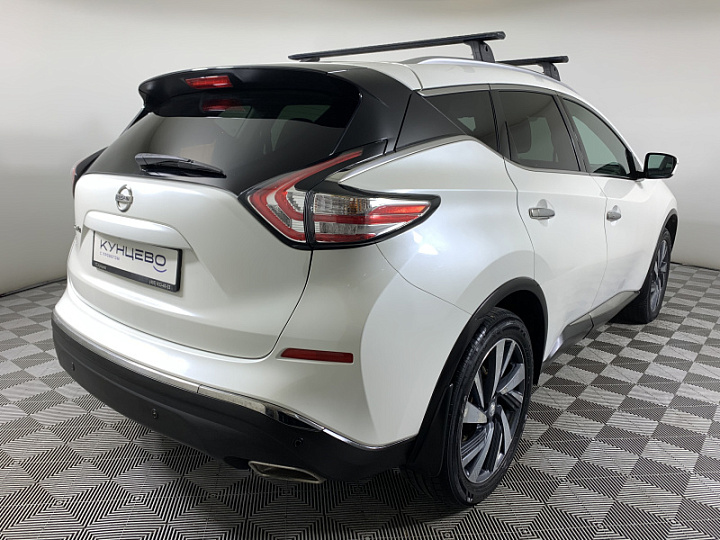 NISSAN Murano 3.5, 2018 года, Вариатор, БЕЛЫЙ