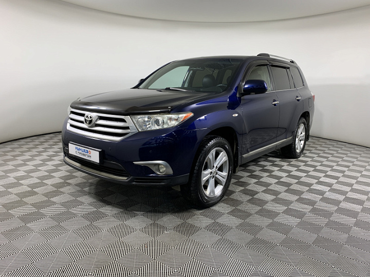 TOYOTA Highlander 3.5, 2013 года, Автоматическая, ТЕМНО-СИНИЙ