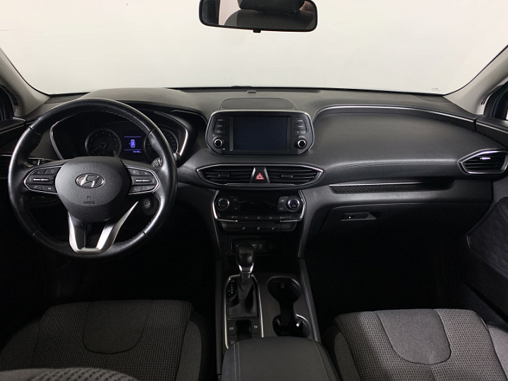Hyundai Santa Fe 2.4, 2019 года, Автоматическая, Синий