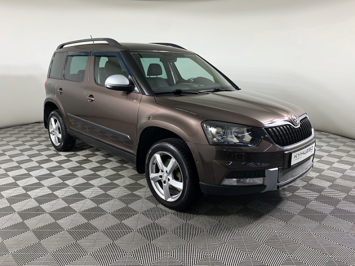 Skoda Yeti 1.8, 2014 года, Робот, Коричневый