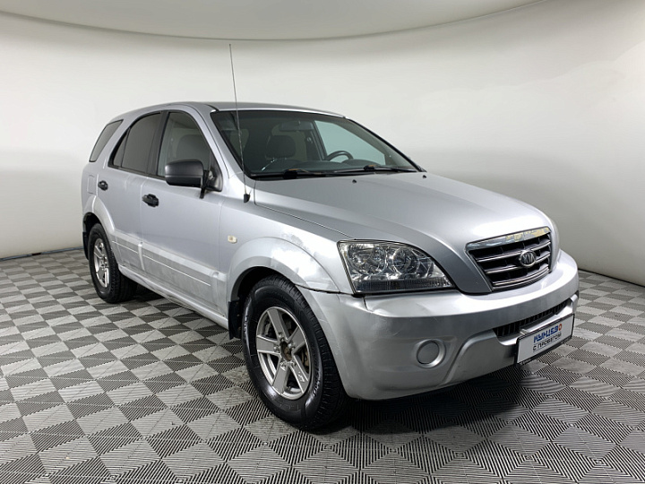 KIA Sorento 2.5, 2007 года, Механика, Серебристый