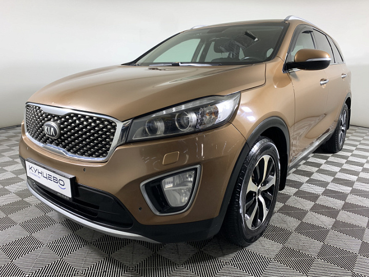 KIA Sorento 3.3, 2016 года, Автоматическая, Коричневый