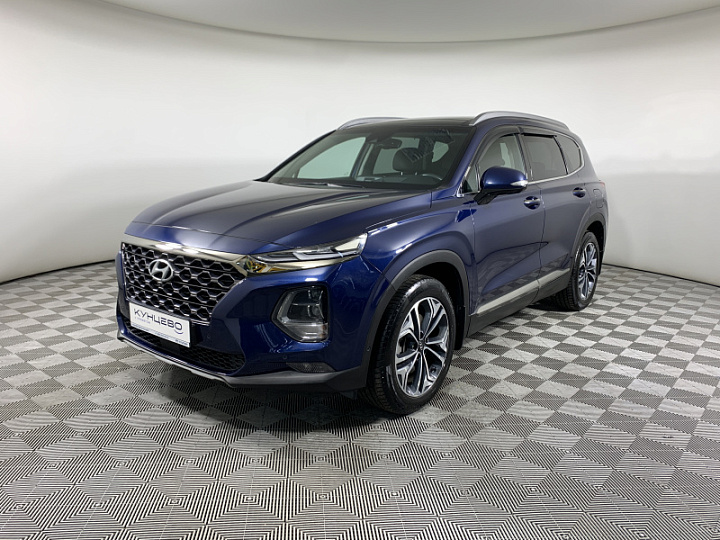 HYUNDAI Santa Fe 3.5, 2019 года, Автоматическая, СИНИЙ