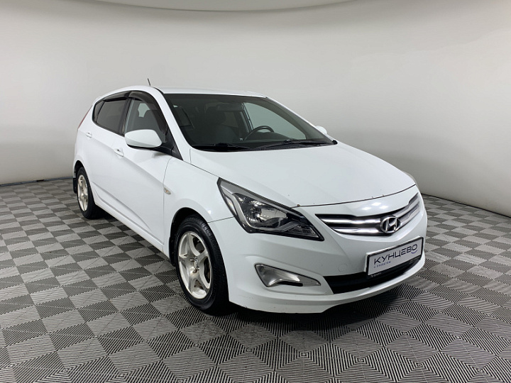 HYUNDAI Solaris 1.4, 2014 года, Механика, БЕЛЫЙ