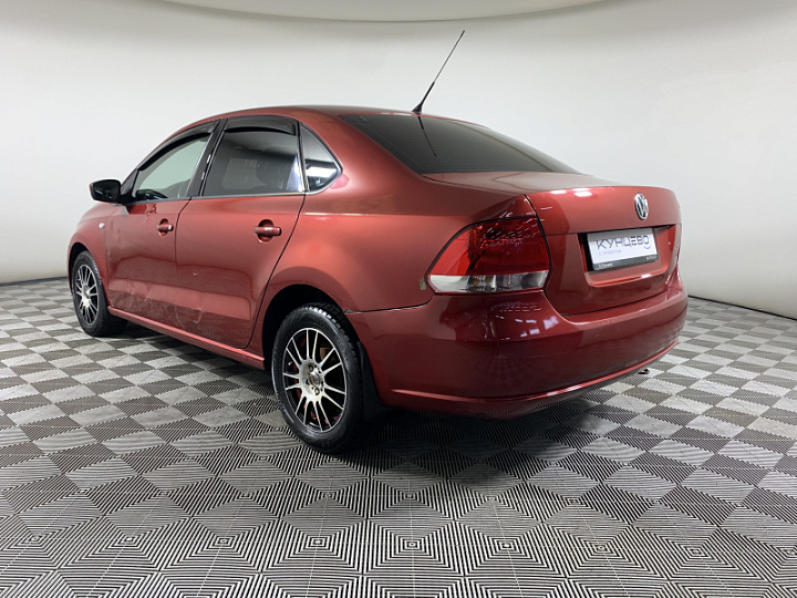 VOLKSWAGEN Polo 1.6, 2012 года, Автоматическая, ВИШНЕВО-КРАСНЫЙ