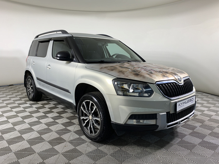 SKODA Yeti 1.4, 2014 года, Робот, Серебристо-желтый