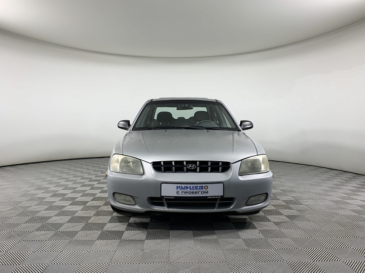 HYUNDAI Accent 1.5, 2003 года, Автоматическая, Серебристый