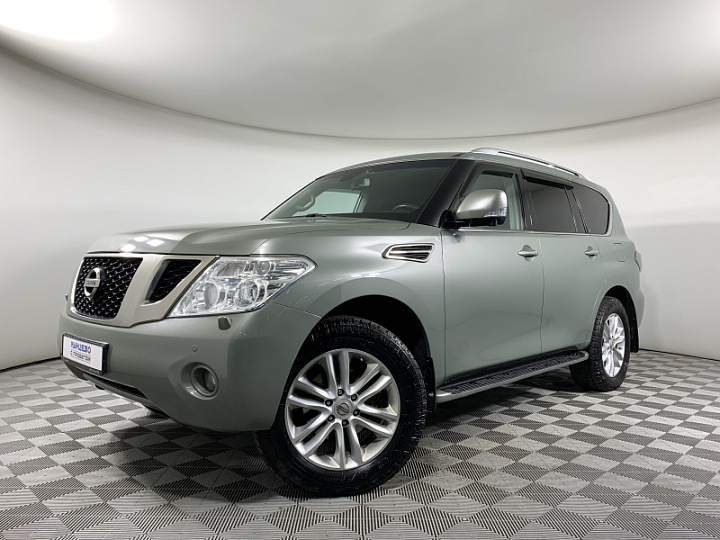 NISSAN Patrol 5.6, 2012 года, Автоматическая, Серо-зеленый