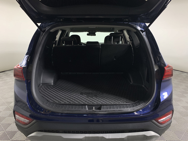 Hyundai Santa Fe 2.4, 2019 года, Автоматическая, Синий