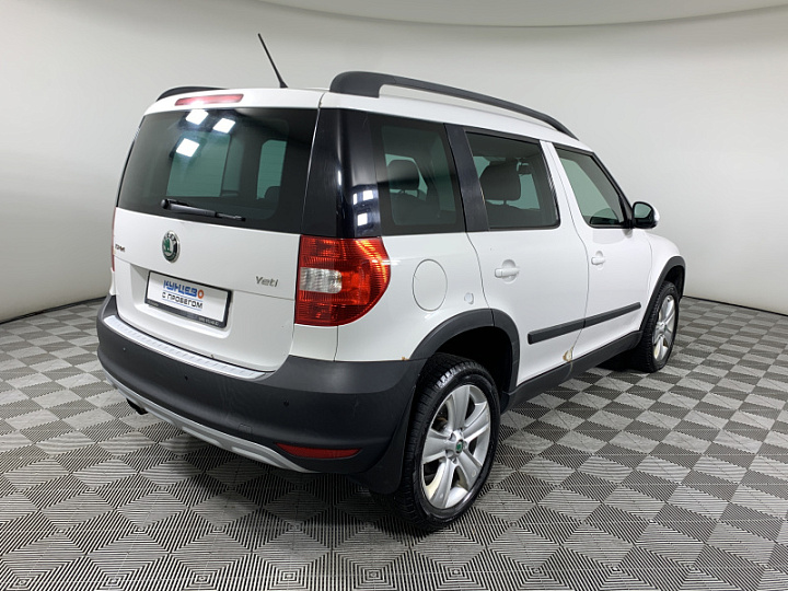 SKODA Yeti 1.8, 2013 года, Робот, БЕЛЫЙ