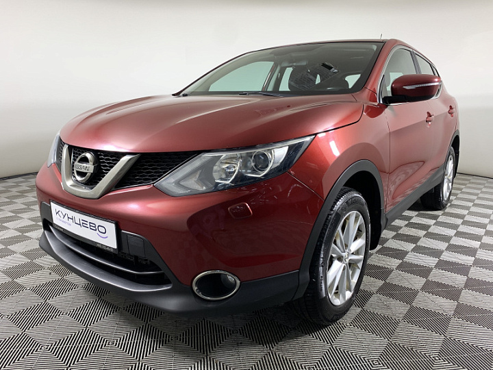 Nissan Qashqai 2, 2014 года, Вариатор, Красный