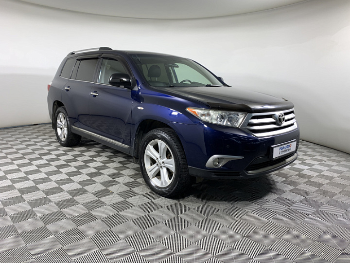 TOYOTA Highlander 3.5, 2013 года, Автоматическая, ТЕМНО-СИНИЙ