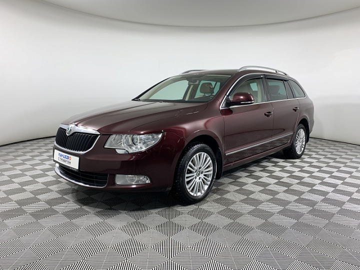 SKODA Superb 2, 2012 года, Робот, Вишневый