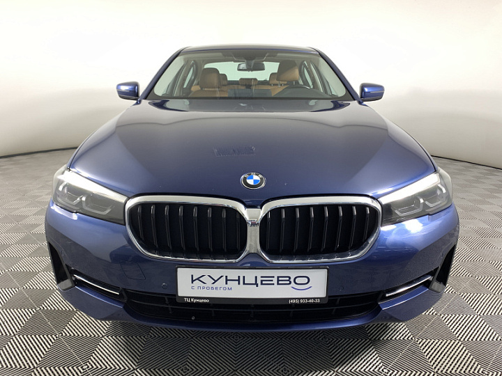 BMW 5 серии 2, 2021 года, Автоматическая, синий