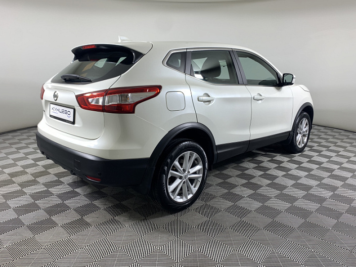 Nissan Qashqai 2, 2018 года, Вариатор, Белый