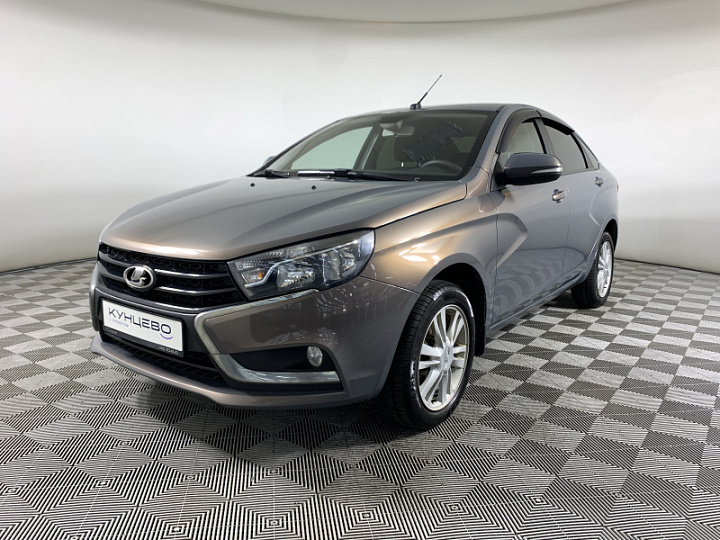 Lada Vesta 1.8, 2018 года, Робот, Серо-голубой