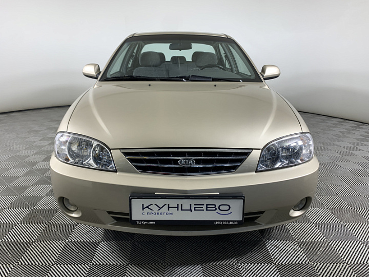 KIA Spectra 1.6, 2008 года, Механика, Золотистый