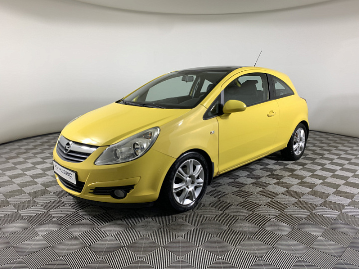 Opel Corsa 1.4, 2008 года, Автоматическая, Желтый