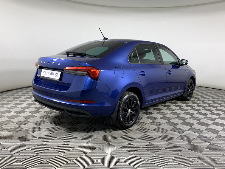 SKODA Rapid 1.6, 2022 года, Автоматическая, СИНИЙ