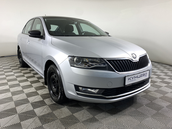SKODA Rapid 1.4, 2018 года, Робот, Серебристый