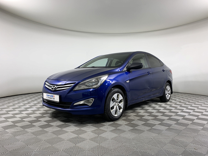 HYUNDAI Solaris 1.6, 2014 года, Механика, СИНИЙ