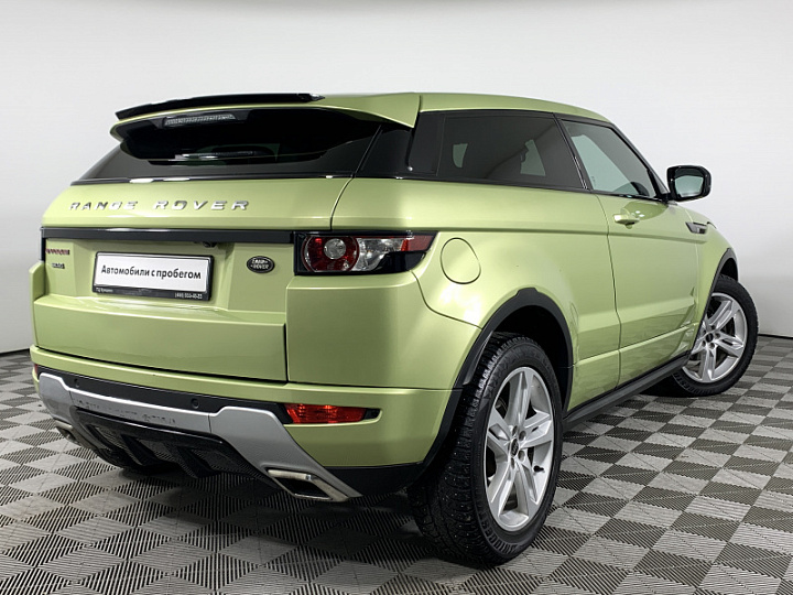 LAND ROVER Range Rover Evoque 2.2, 2012 года, Автоматическая, ЗЕЛЕНЫЙ
