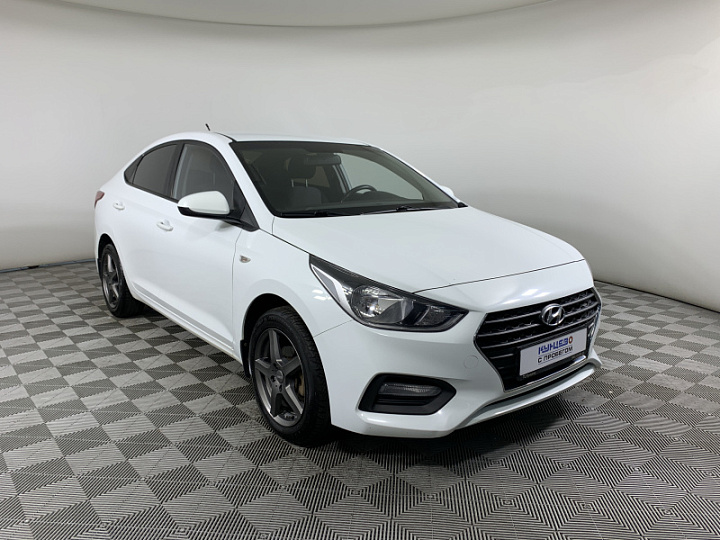 HYUNDAI Solaris 1.6, 2017 года, Механика, БЕЛЫЙ