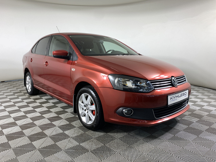 VOLKSWAGEN Polo 1.6, 2011 года, Автоматическая, ВИШНЕВО-КРАСНЫЙ