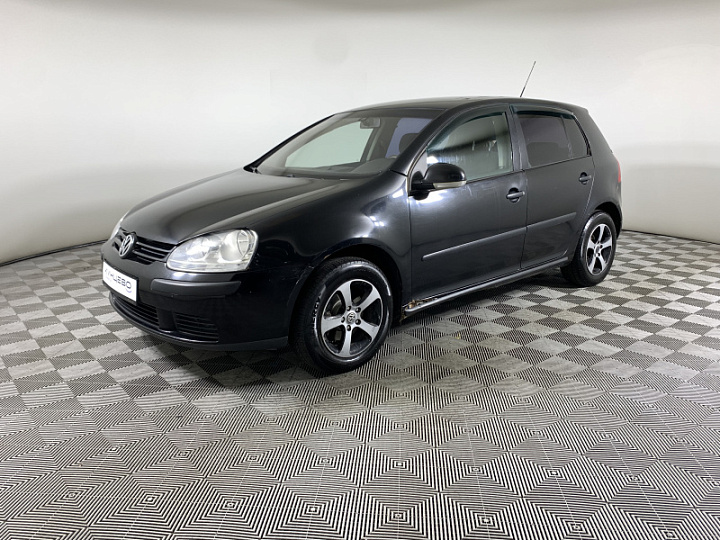 Volkswagen Golf 1.4, 2007 года, Механика, Черный