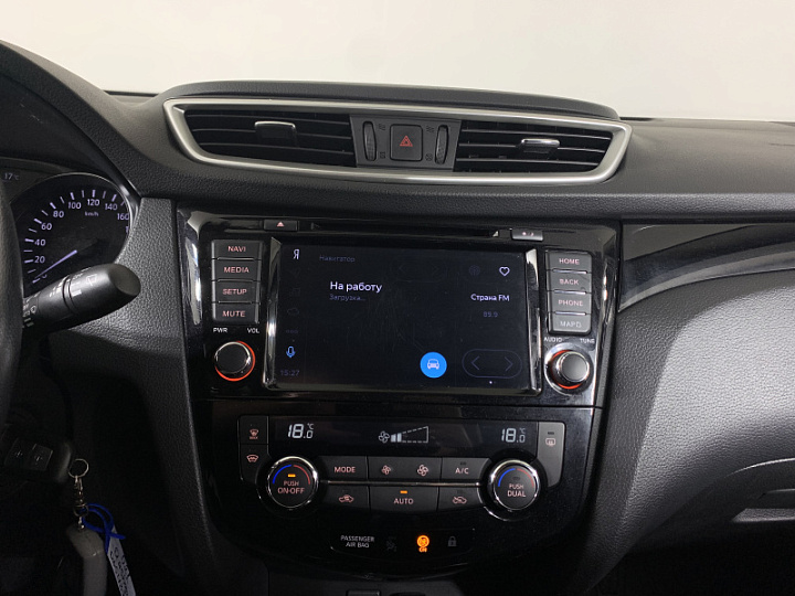 Nissan Qashqai 2, 2018 года, Вариатор, ТЕМНО-СИНИЙ