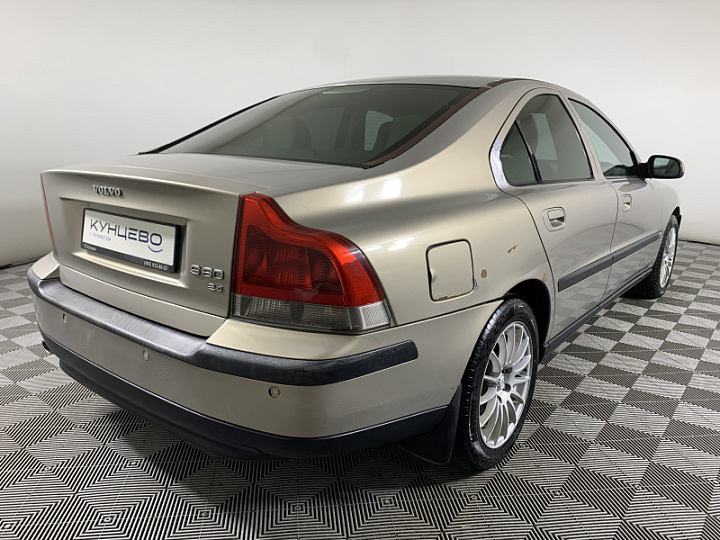 VOLVO S60 2.4, 2001 года, Автоматическая, ЗОЛОТОЙ