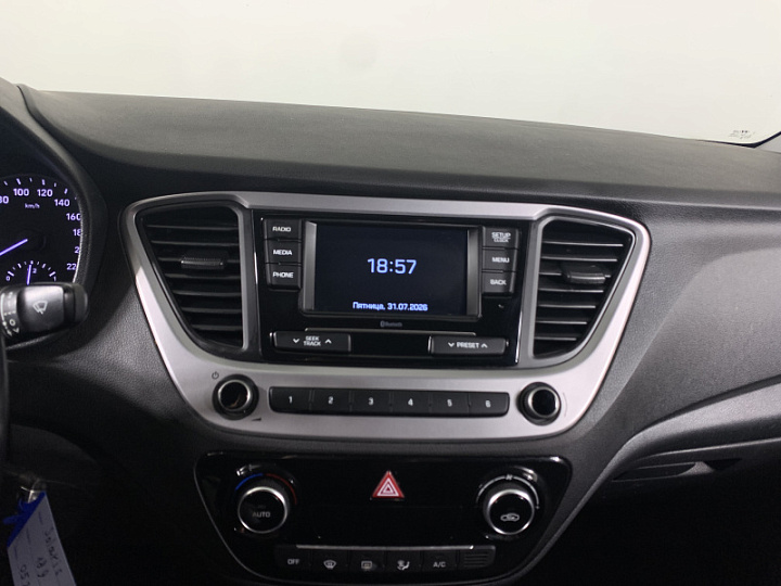 Hyundai Solaris 1.6, 2017 года, Автоматическая, Синий