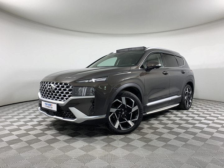 HYUNDAI Santa Fe 2.2, 2021 года, Робот, КОРИЧНЕВЫЙ