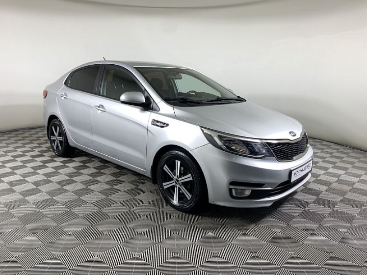 KIA Rio 1.6, 2017 года, Автоматическая, Серебристый