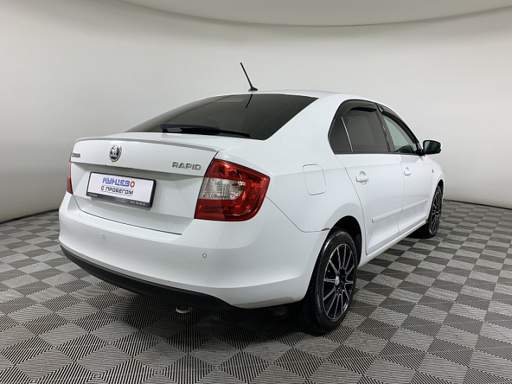 SKODA Rapid 1.4, 2016 года, Робот, БЕЛЫЙ
