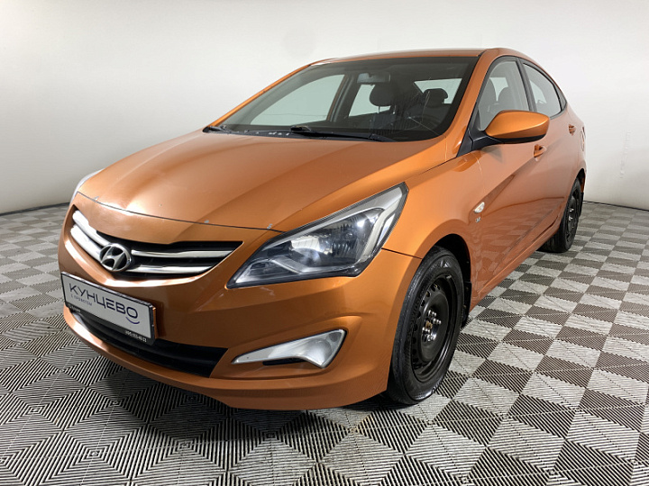 HYUNDAI Solaris 1.6, 2015 года, Автоматическая, ОРАНЖЕВЫЙ